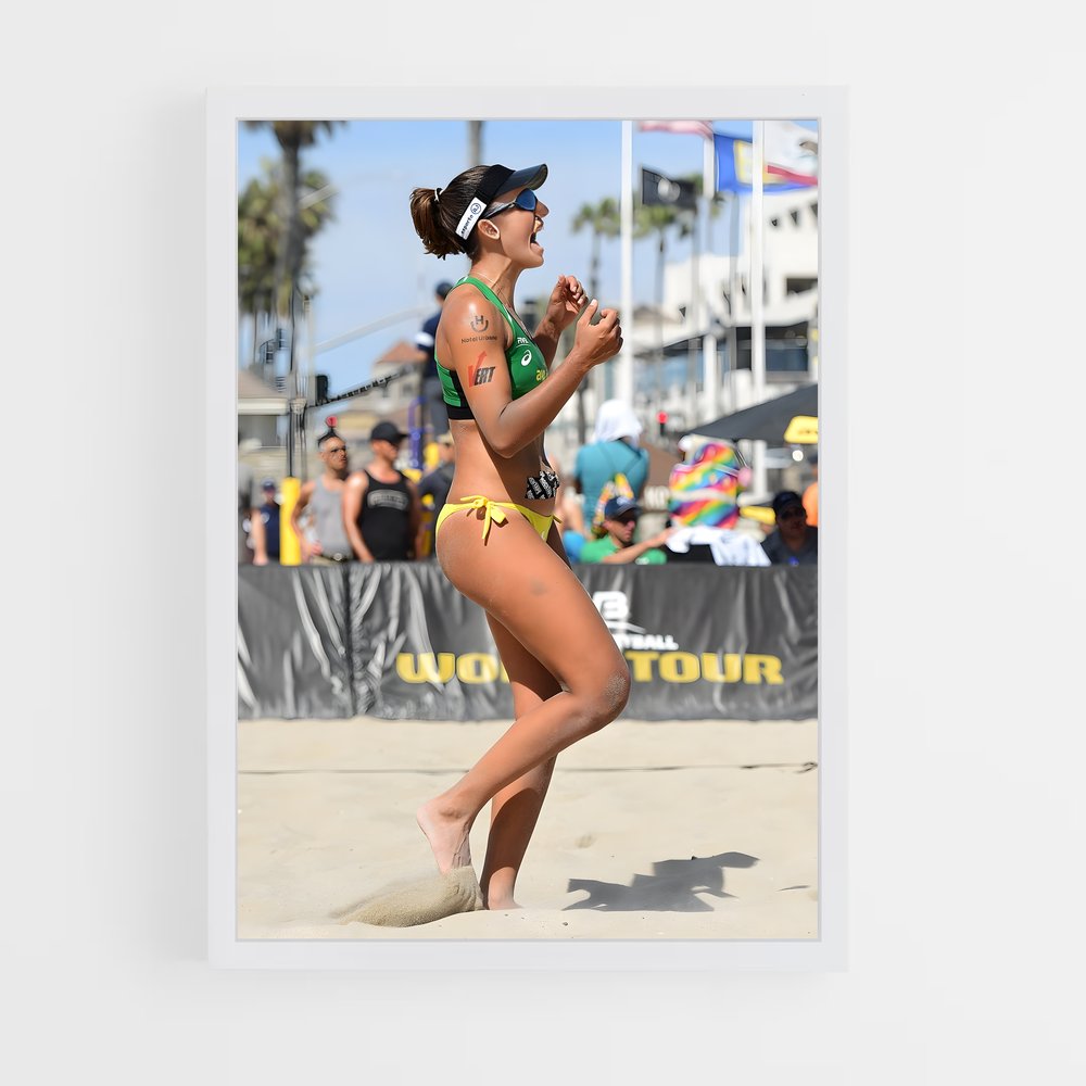 Poster Barbara seixas – affiche Beach-volley (vue 3)